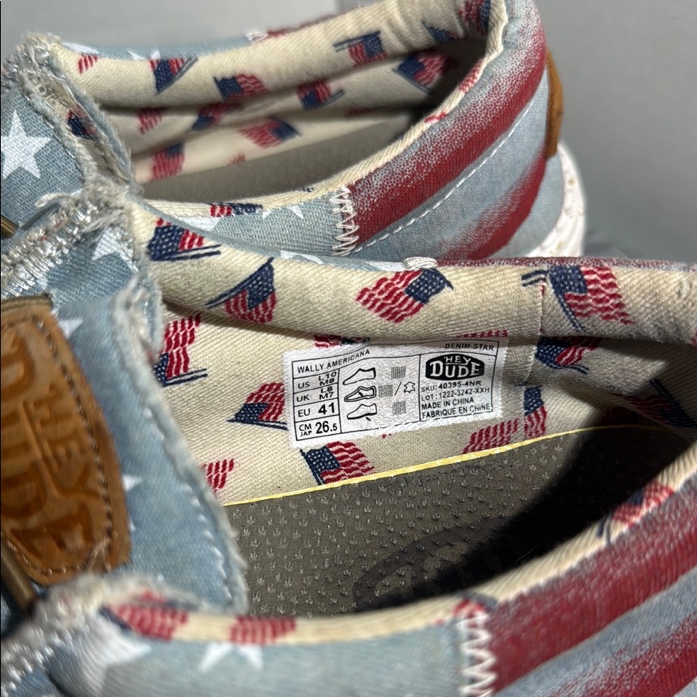 Hey Dude mens Starry Blue Moccasins - Picture 6 of 6